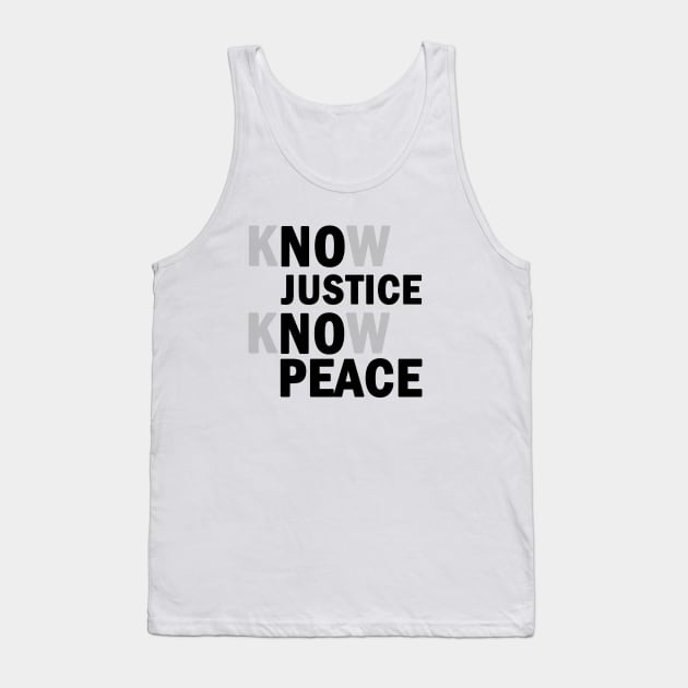 No justice No peace Tank Top by valentinahramov